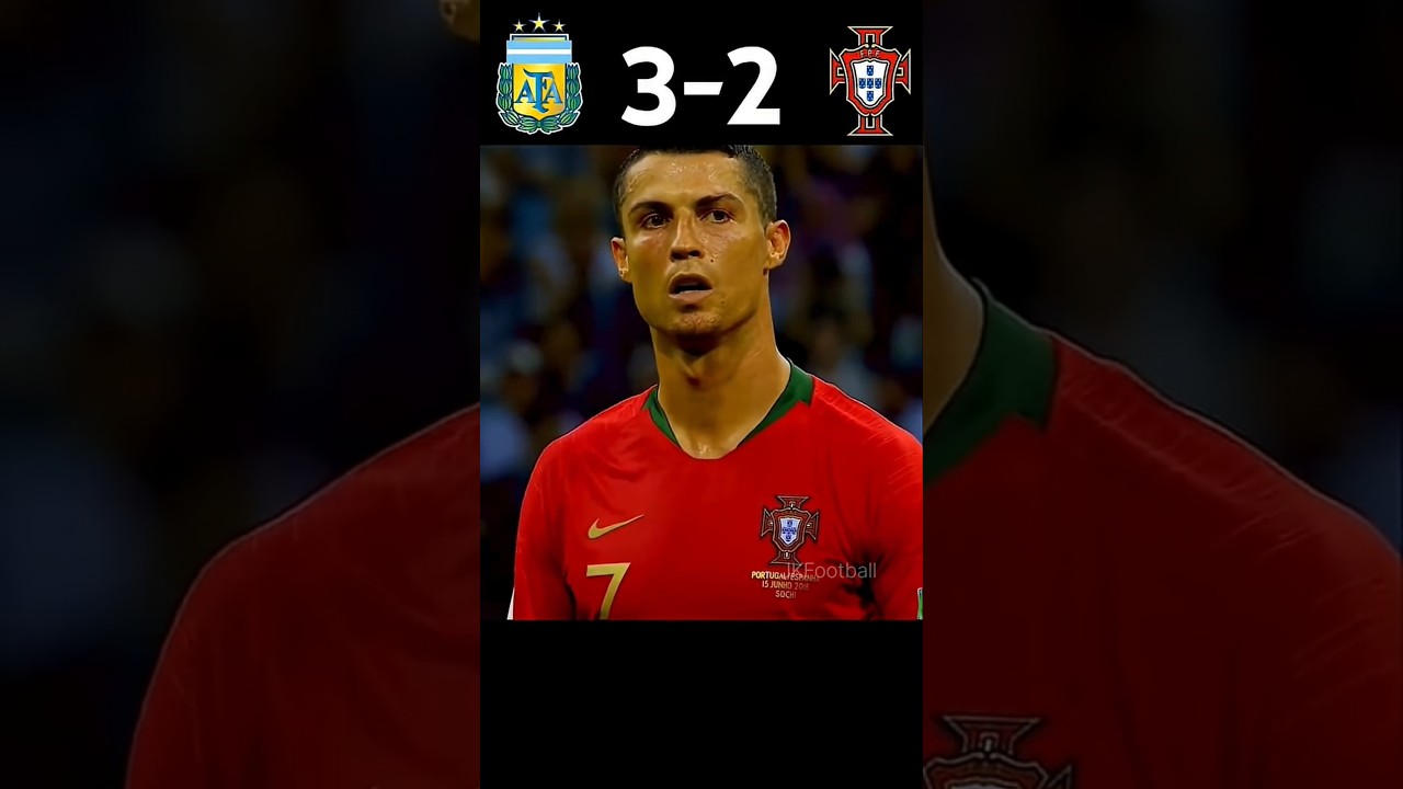 Argentina vs Portugal FIFA World Cup Final 2026 Final Highlights #football #shorts #cr7 #messi