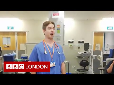 Opera-singing doctor goes viral after performing to NHS colleagues