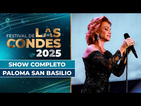 ¡CANTÓ SUS GRANDES ÉXITOS!👏 Paloma San Basilio se lució en el Festival de Las Condes 2025 ✨