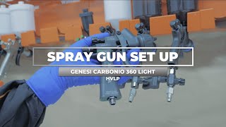 Genesi Carbonio 360 Light – HVLP // Spray Gun Set Up