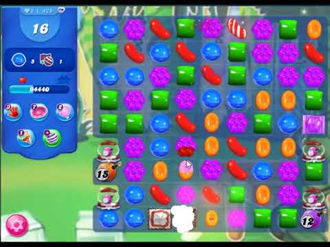 Candy Crush Saga level 425( NO BOOSTERS)2019