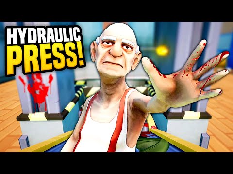 We JUMPED into a HYDRAULIC PRESS - Just Die Already Gameplay