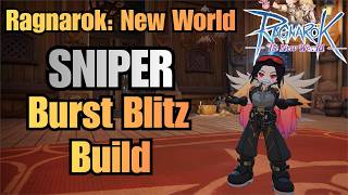 Ragnarok The New World | Sniper Burst Blitz Build! High DPS Hybrid for F2P players!