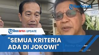 Jokowi Sebut Ciri Pemimpin yang Haram Dipilih, Rocky Gerung: Yang Diucapkan Ada di Jokowi Sendiri