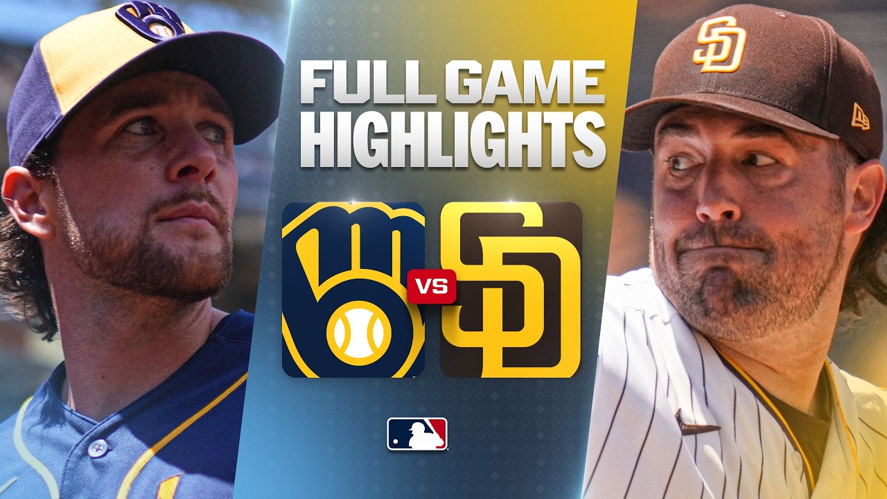 BREWERS vs. PADRES: Official Full Game Highlights (August 12) | 2026 MLB Season
