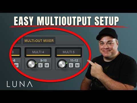 Luna Multioutput Drums Setup - EZDrummer and BFD Player