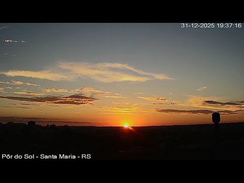 AO VIVO Santa Maria - RS - Brasil - Tempo Agora e Pôr do Sol - LIVE CAM