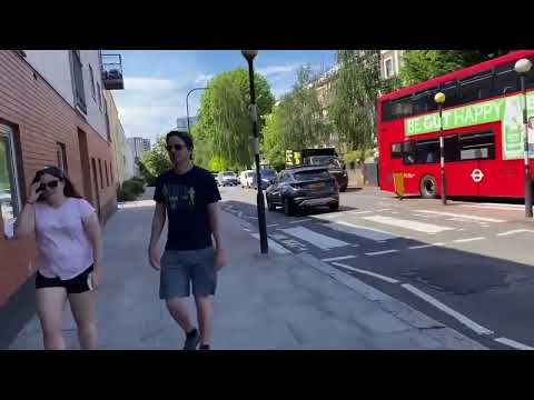 London Walking from Swiss Cottage to South Hampstead / London City Walking Tour / London Walk 4K HDR