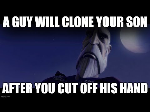 Dooku and Anakin Catch up on Tatooine