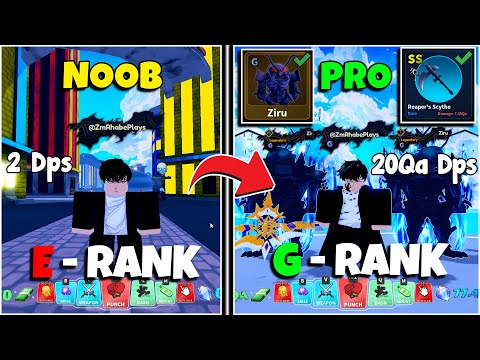 Went from Noob to G-Rank Hunter in Arise Crossover | unlocked Ziru G Shadows | Roblox | Ep. #1