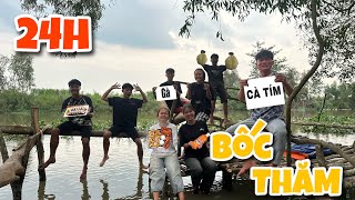 Anh Ba Phai | Thử Thách 24H Cắm Trại Bốc Thăm Lấy Đồ Ăn - Theo Kênh YouTuBe