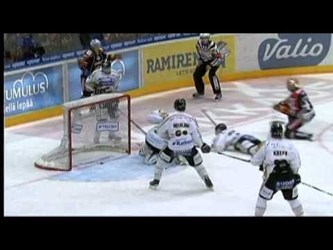 Jokerit-Kärpät-pelin maalit 3.3.2011