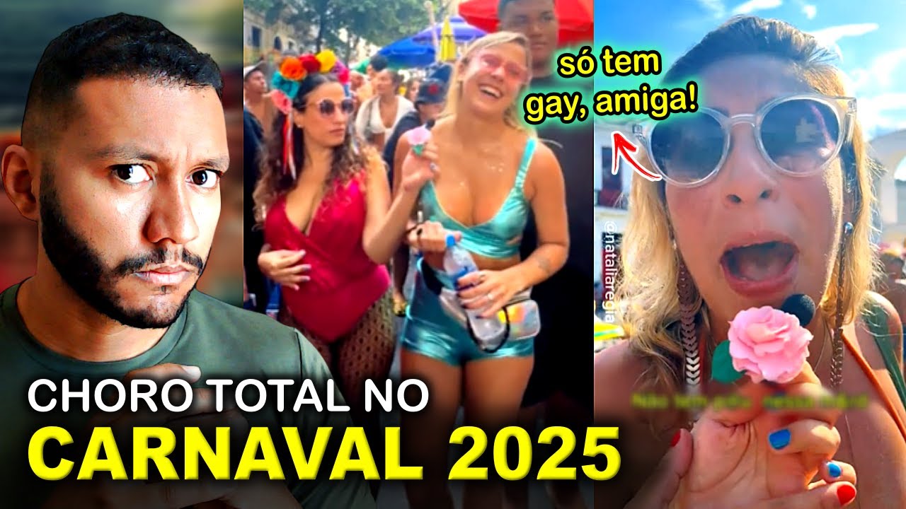 Mulherada em DESESPERO por falta de H0MEM HÉTERO no carnaval
