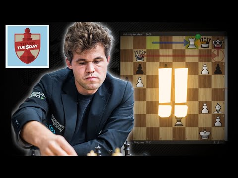 AMAZING! 100% Accuracy in Titled Tuesday Blitz | Magnus Carlsen vs Aram Hakobyan |English Opening