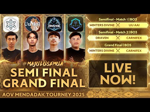 Grand Finals AOV Mendadak Tourney 2025 - Garena AOV Indonesia!