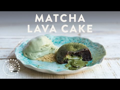 MATCHA LAVA CAKE & Surprise Recipe - Honeysuckle