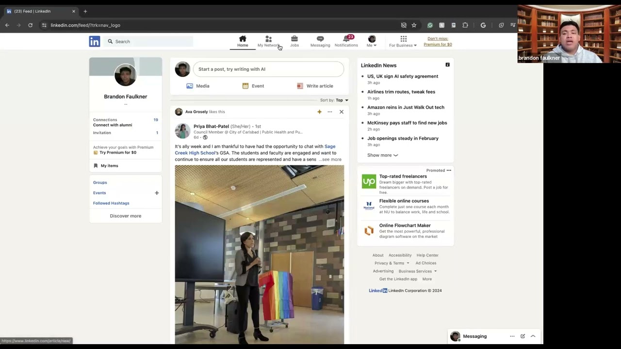 TechXpert | Mastering LinkedIn – Leveraging the Power of the Professional Network | Brandon