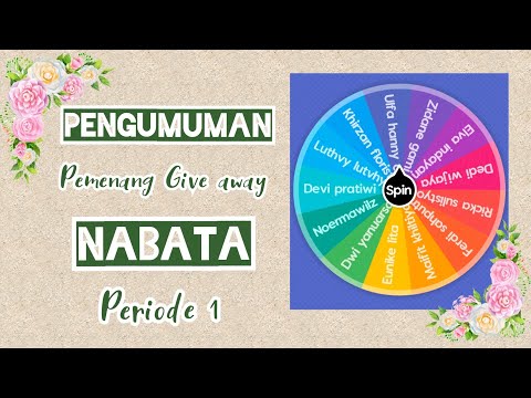 PENGUMUMAN PEMENANG GIVE AWAY