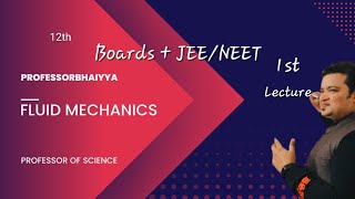 Fluid Mechanics L1: Introduction to Fluids, Newton's Law of Viscosity #physics Professor Of Science