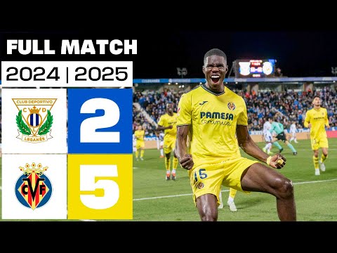 CD Leganés 2-5 Villarreal CF | PARTICO COMPLETO | LALIGA EA SPORTS 2024/25
