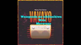 Whozu feat Marioo-VAVAYO (Official lyrics)