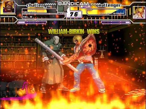 MUGEN - Nemesis & Mr X vs William Birkin