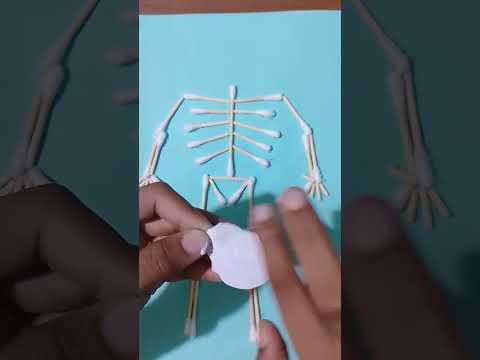 How to make skeleton of earbuds|| #shorts #drawing #trending #art #craft