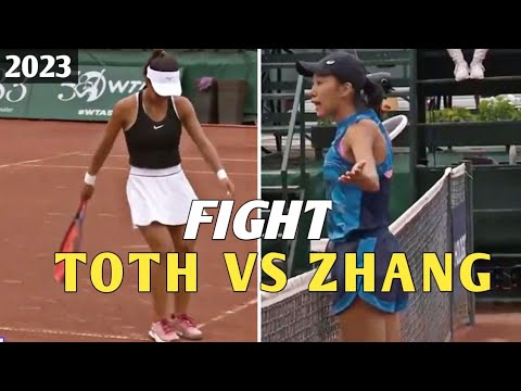 Zhang Shuai ficou perturbado após o comportamento ‘nojento’ de Amarissa Toth - Wta Budapest 2023