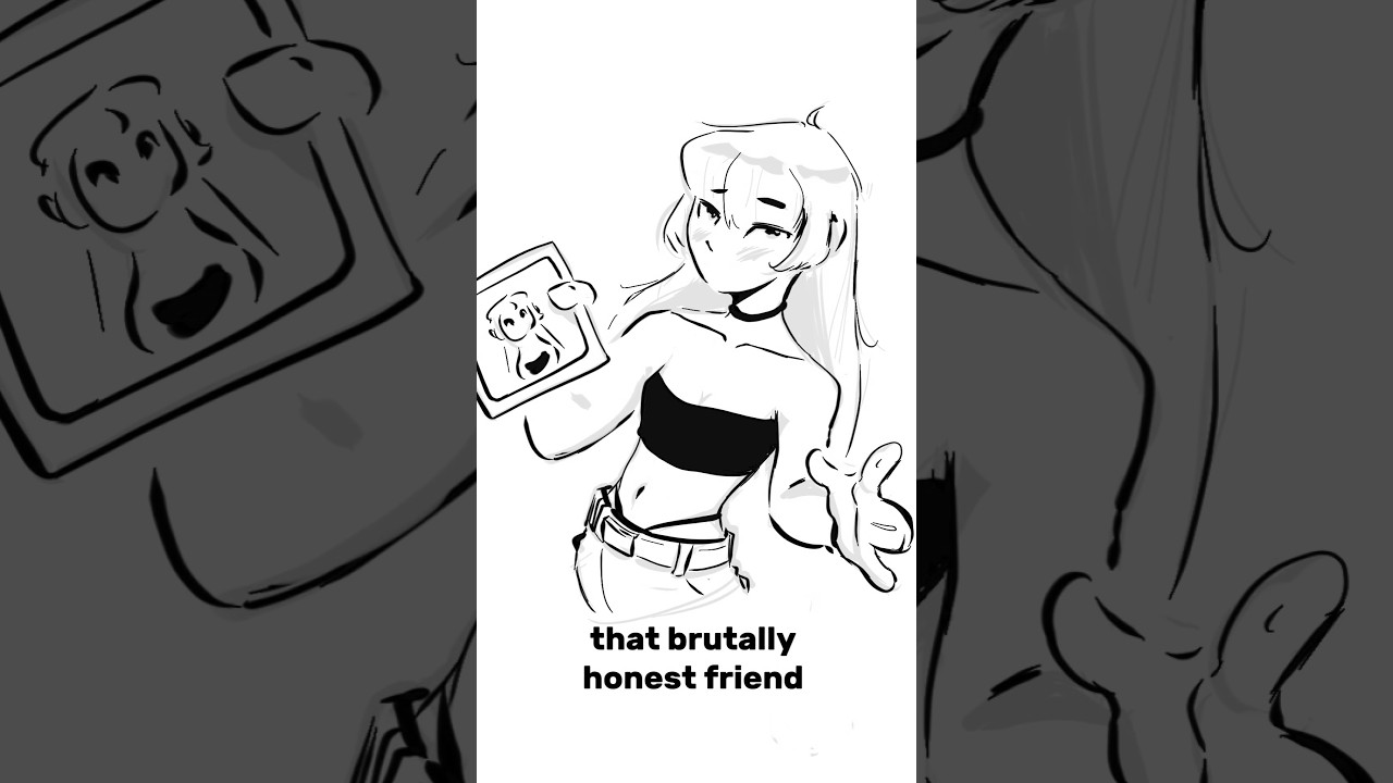 brutally honest #art #oc #relatable #shorts #digitalart