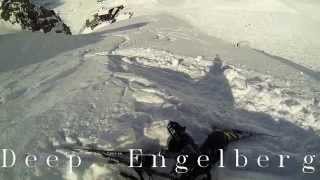 preview picture of video 'Skiing freeride powder Engelberg Gopro 2014'
