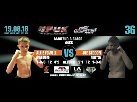 GPUK - Night Of The Gladiators 36 - Alfie Fowell vs Joe Seddon