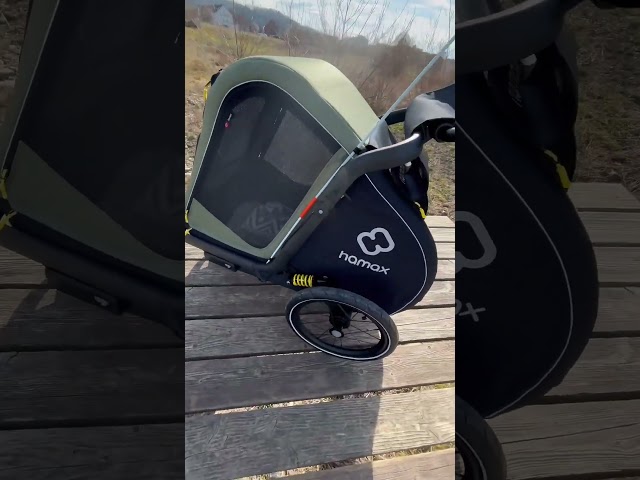 Video Teaser für Bianca testet den Hamax Carrier Pluto M/L: Sicherheit und Komfort unterwegs