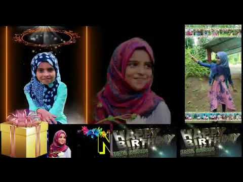 nidha fathima mol birthday song