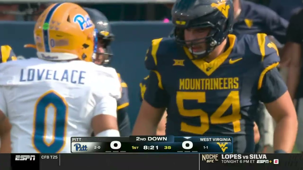 Pittsburg vs West Virginia Backyard Brawl Full Game HD NCAAF 9/13/2025