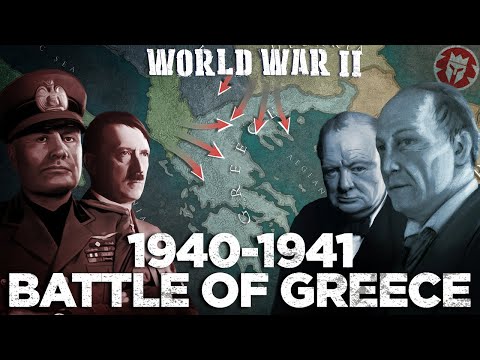 Battle of Greece and Battle of Crete - World War II DOCUMENTARY