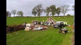 preview picture of video 'Thorner Bonfire Build 2014'