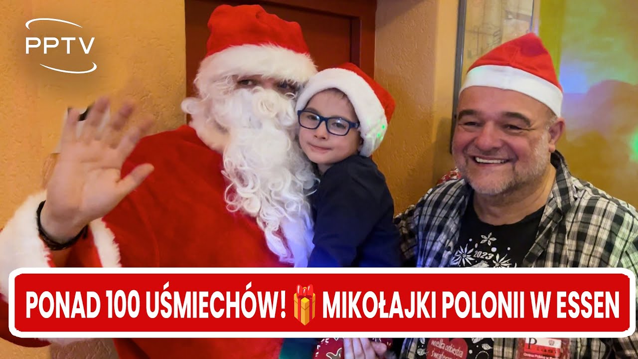 Mikołajki Polonii w Essen 🎅🇵🇱 | Ponad 100 paczek dla dzieci | PPTV