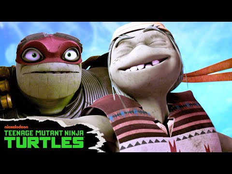 Raph Finds Mikey In The Wasteland 🌵🏜 | Full Scene | Teenage Mutant Ninja Turtles