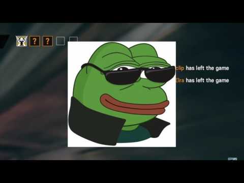 A few lucky wallbangs in Siege