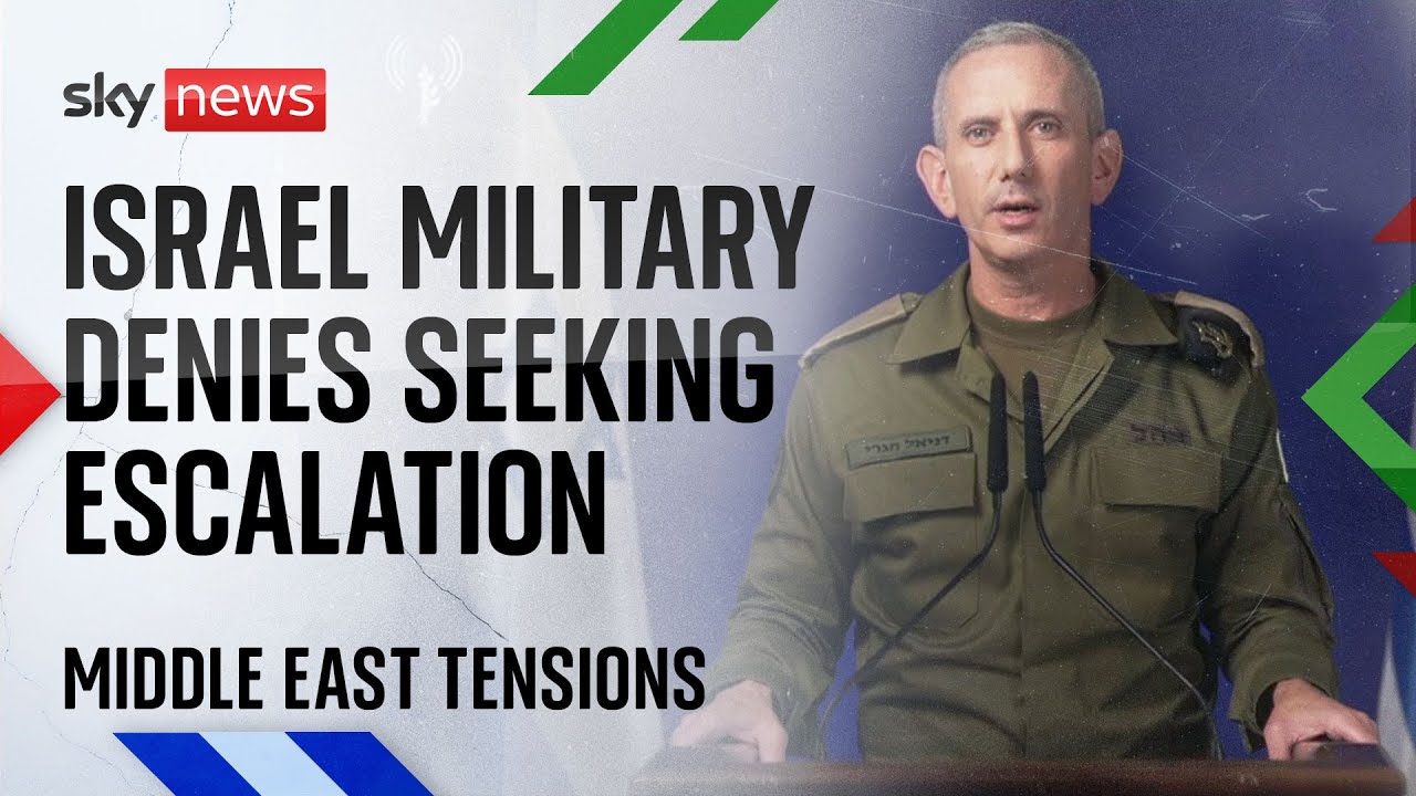 'Our war is not with Lebanese people, it's with Hezbollah', IDF spokesperson says