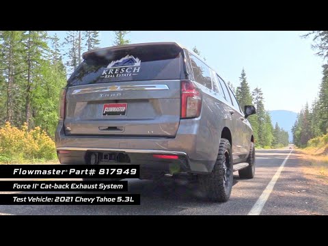 Flowmaster Force II single-exit cat-back S/S system for 2021-23 GM Tahoe/Yukon w/ 5.3L V8 (817949)