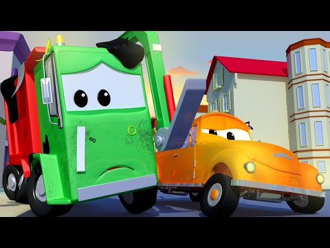 Tegljač za djecu -   Kamion za prijevoz otpada Gary  - Auto Grad ! Crtići sa kamionima