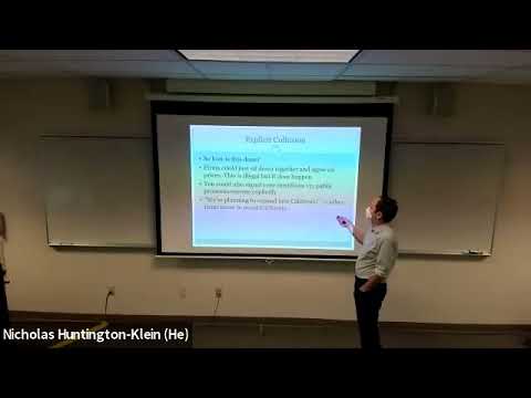 Collusion in Oligopolies (Principles of Microeconomics Week 7 Part 1b)