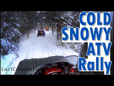 COLD & SNOWY WINTER ATV RALLY | CAPE BRETON WINTER ATV TRIP