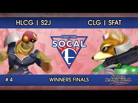 Fight For SoCal 4 - HLCG | S2J (Falcon) VS CLG | SFAT (Fox) - SSBM - Winners Finals