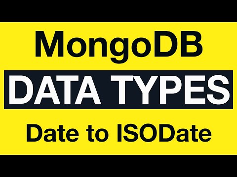 Learn MongoDB Data Types 07 How to Convert dates to ISODate Format in ...