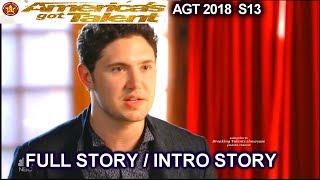 Daniel Emmet Wildcard &amp; Training FULL INTRO STORY QuarterFinals 3  America's Got Talent 2018 AGT