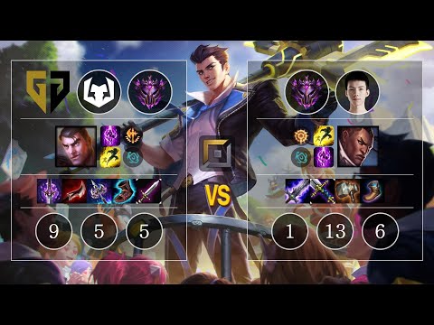 GEN Meaning Jayce vs Xx Lucian Top - KR Master Patch 10.11