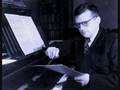 Shostakovich plays Prelude and Fugue No. 4 in E minor