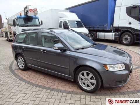 751870 VOLVO V50 1.6L D2 DIESEL 114HP KINETIC NAVI AIRCO 03-11 112750KM GREY LHD